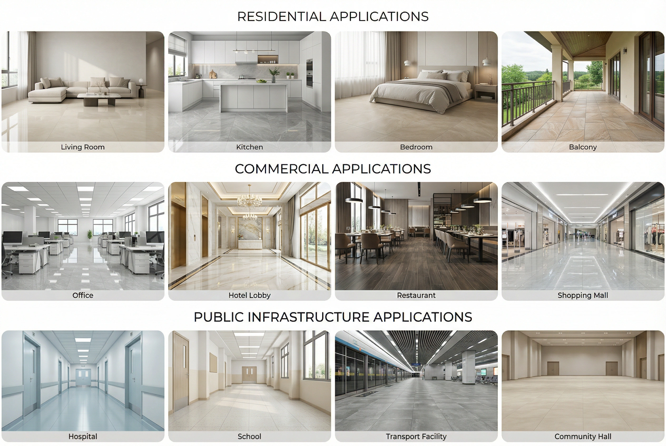 Where Are Porcelain Floor Tiles Commonly Used in Nigeria