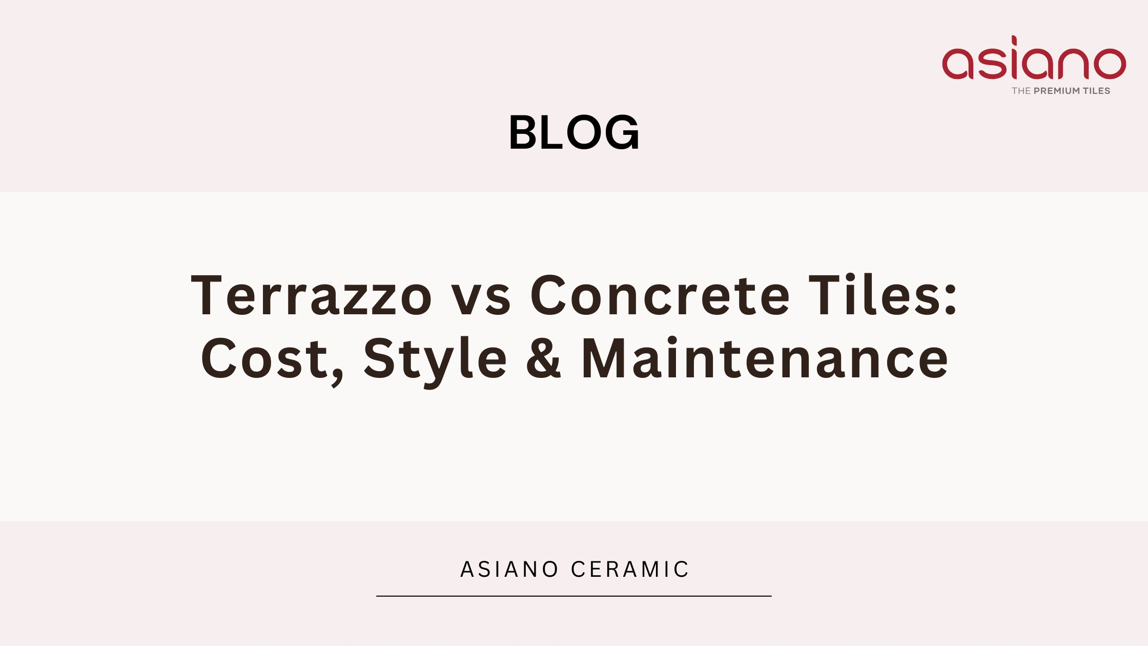 Terrazzo vs Concrete Tiles: Design, Style & Maintenance