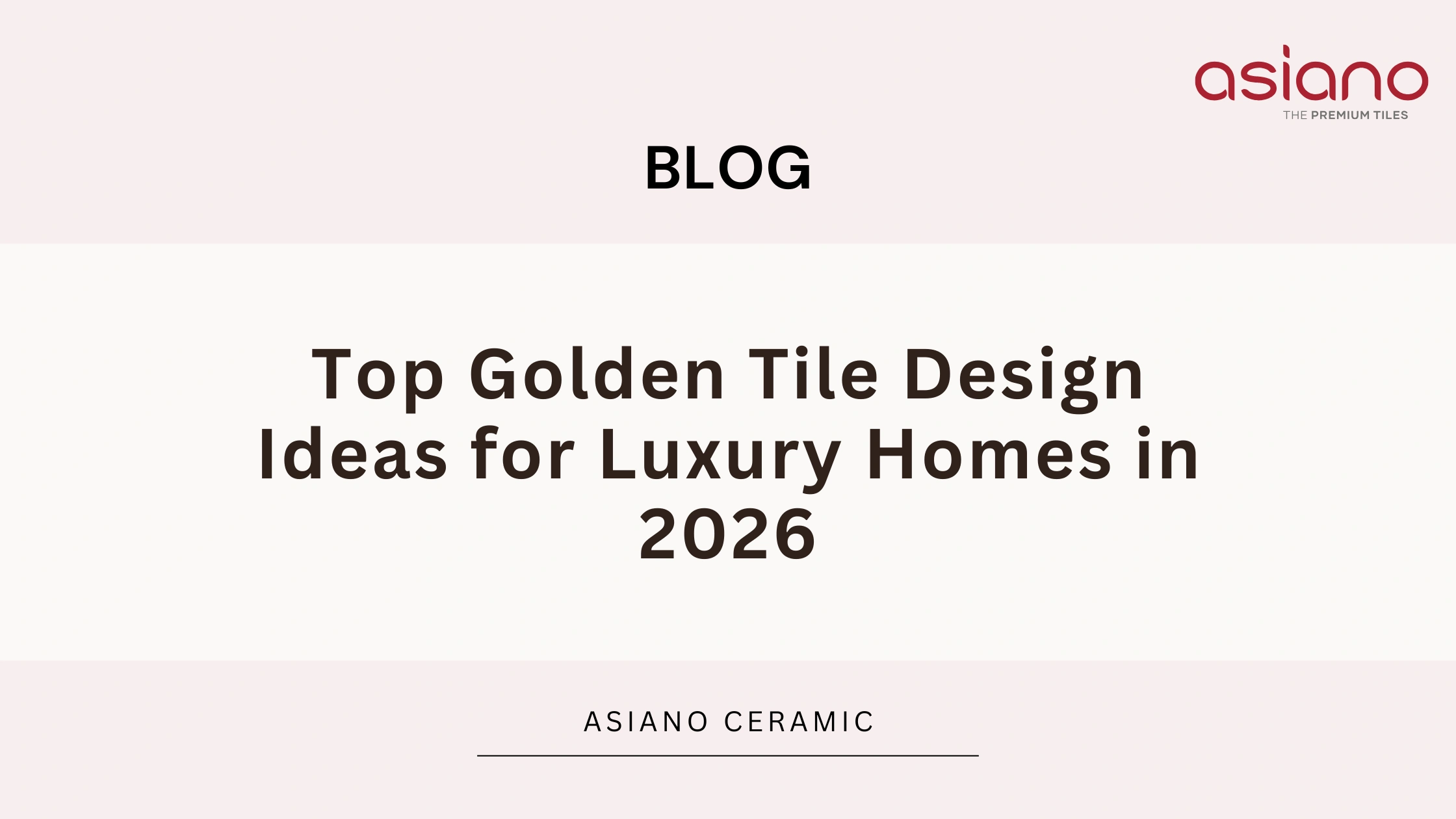 Top Golden Tile Design Ideas for Luxury Homes in 2026