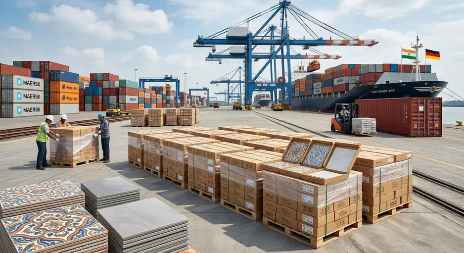 Porcelain & Ceramic Tiles Exporter from India to Germany