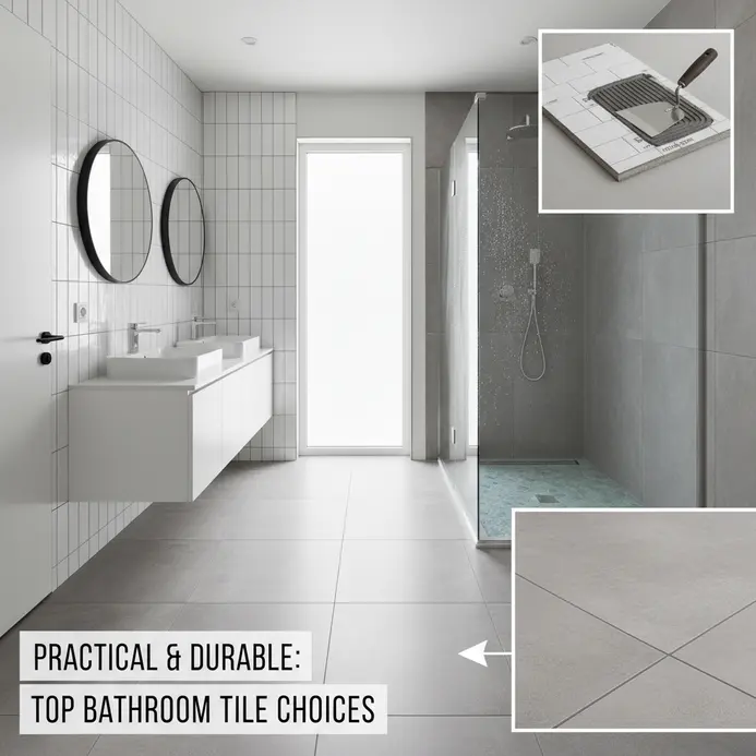 What is the Best Material for Bathroom Floor & Wall Tiles?